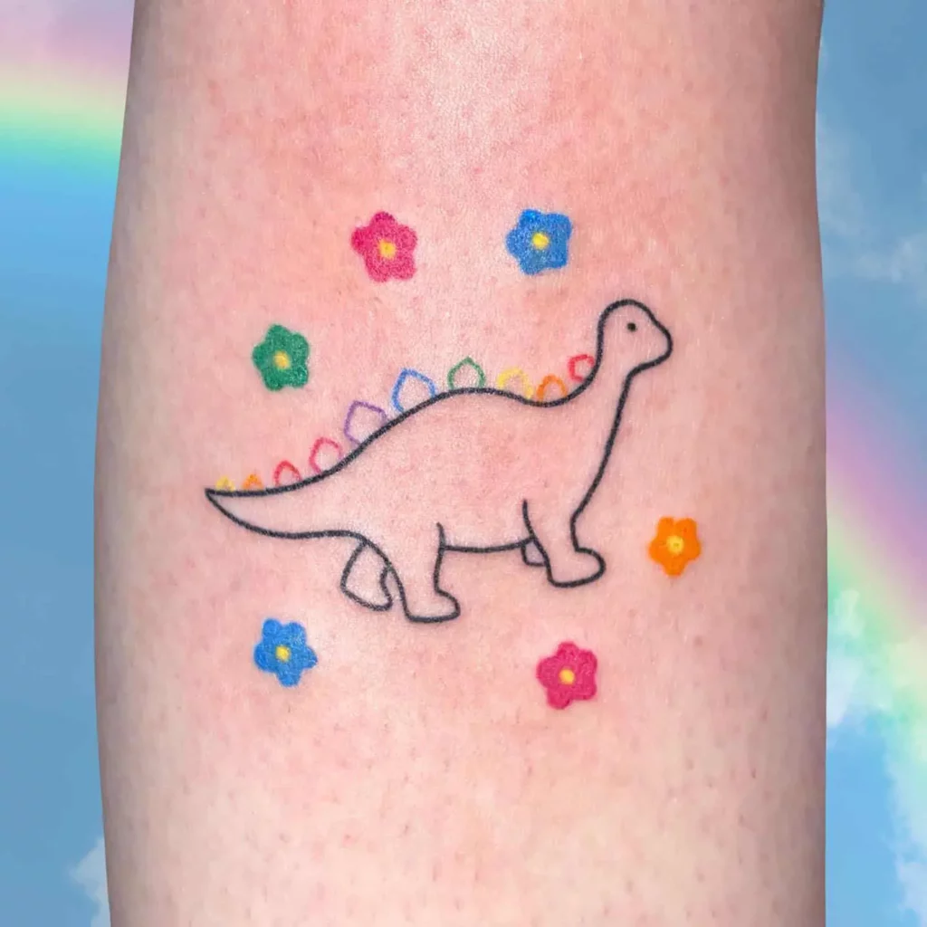 40+ MINIMALIST DINOSAUR TATTOO IDEAS THAT WILL BLOW YOUR MIND