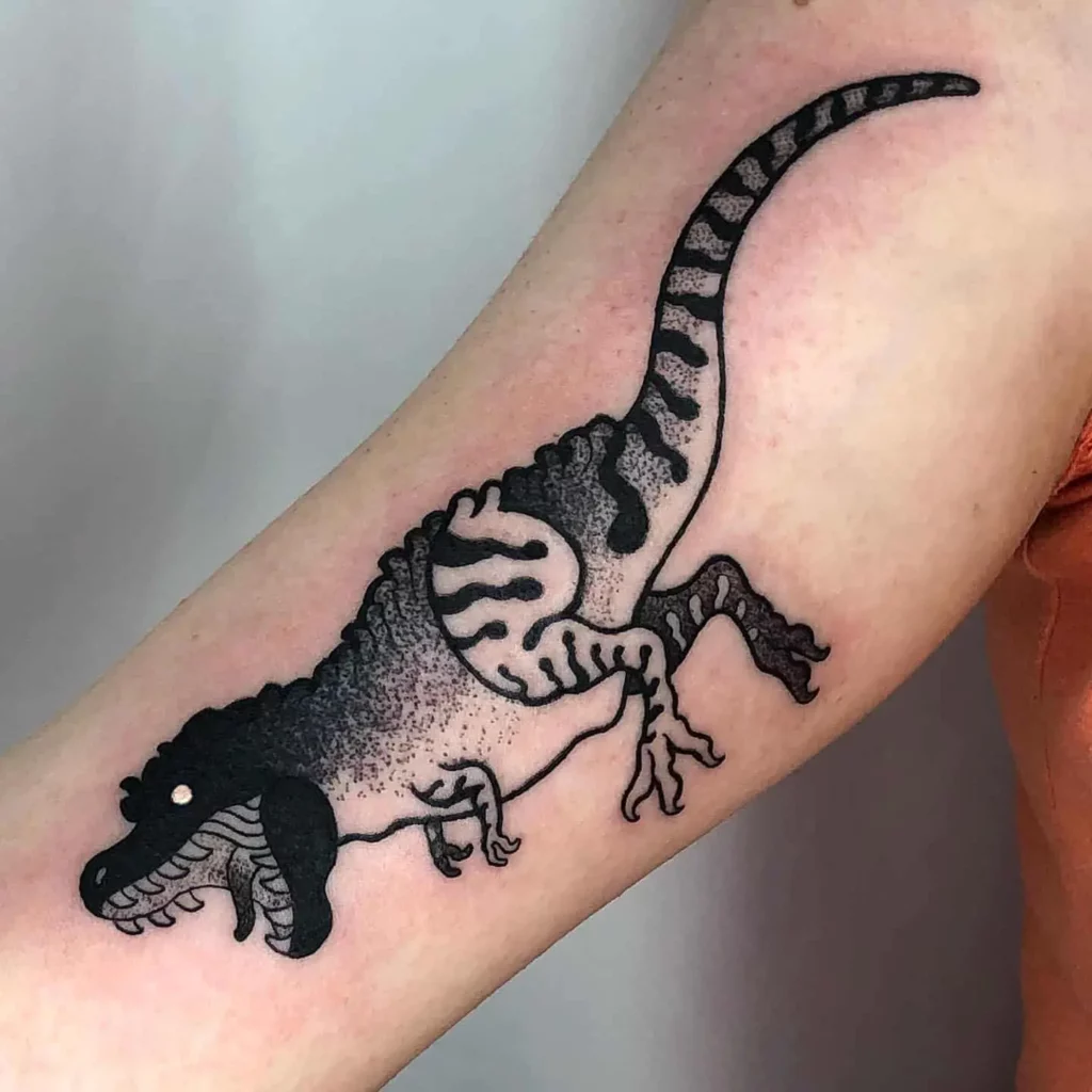 40+ MINIMALIST DINOSAUR TATTOO IDEAS THAT WILL BLOW YOUR MIND