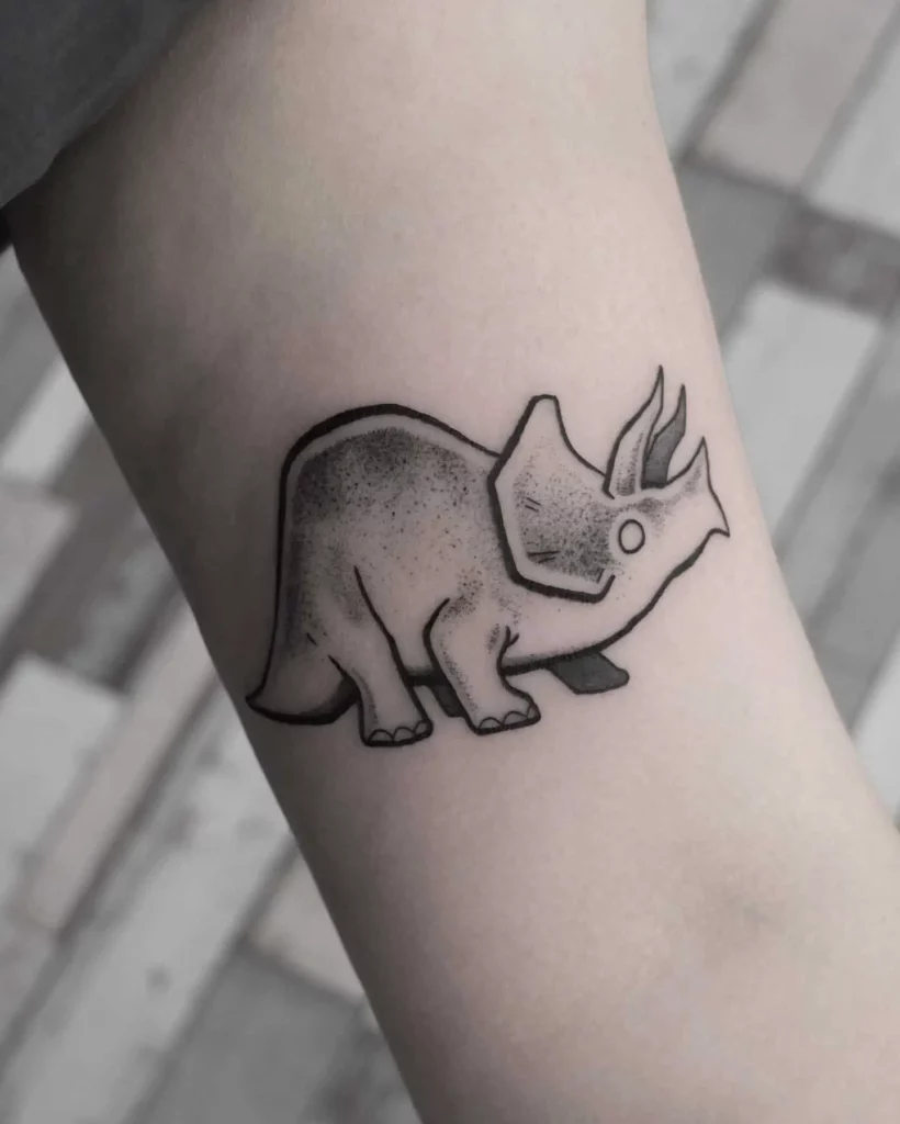 40+ MINIMALIST DINOSAUR TATTOO IDEAS THAT WILL BLOW YOUR MIND