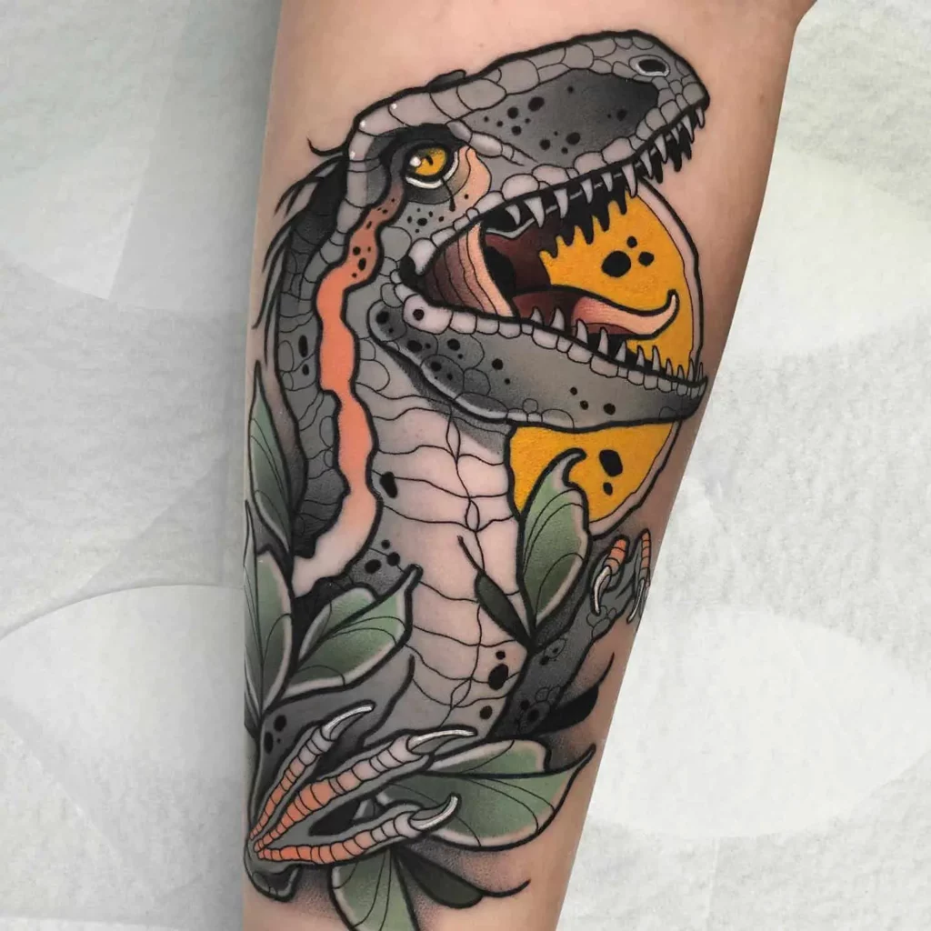 40+ MINIMALIST DINOSAUR TATTOO IDEAS THAT WILL BLOW YOUR MIND