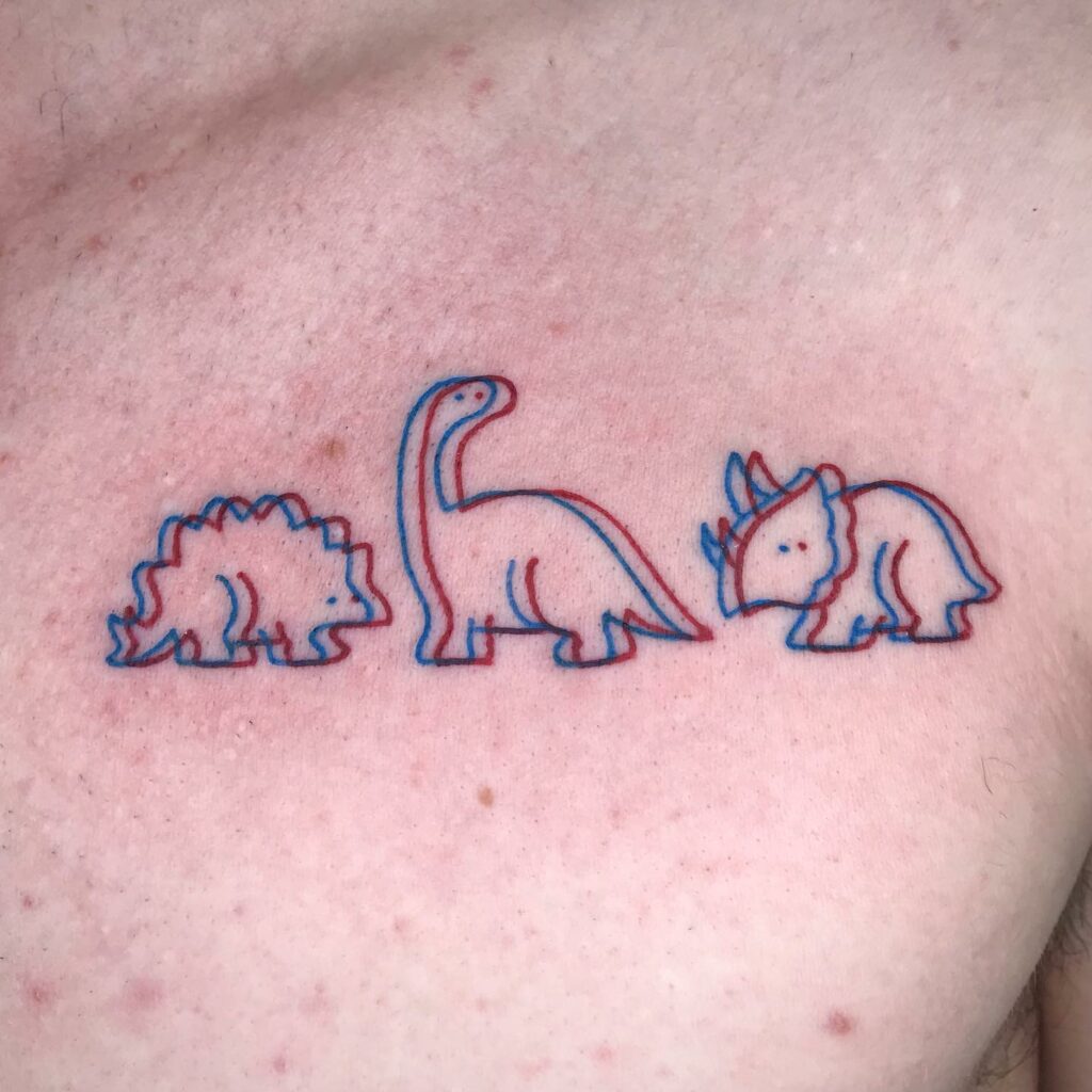 40+ MINIMALIST DINOSAUR TATTOO IDEAS THAT WILL BLOW YOUR MIND