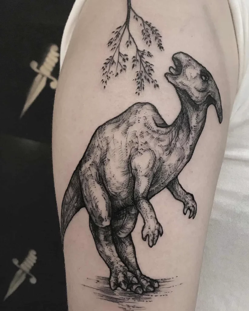 40+ MINIMALIST DINOSAUR TATTOO IDEAS THAT WILL BLOW YOUR MIND
