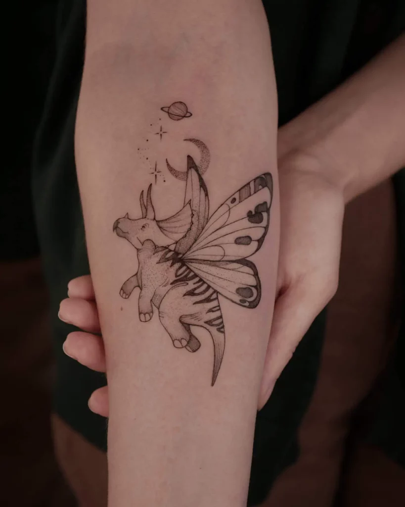 40+ MINIMALIST DINOSAUR TATTOO IDEAS THAT WILL BLOW YOUR MIND