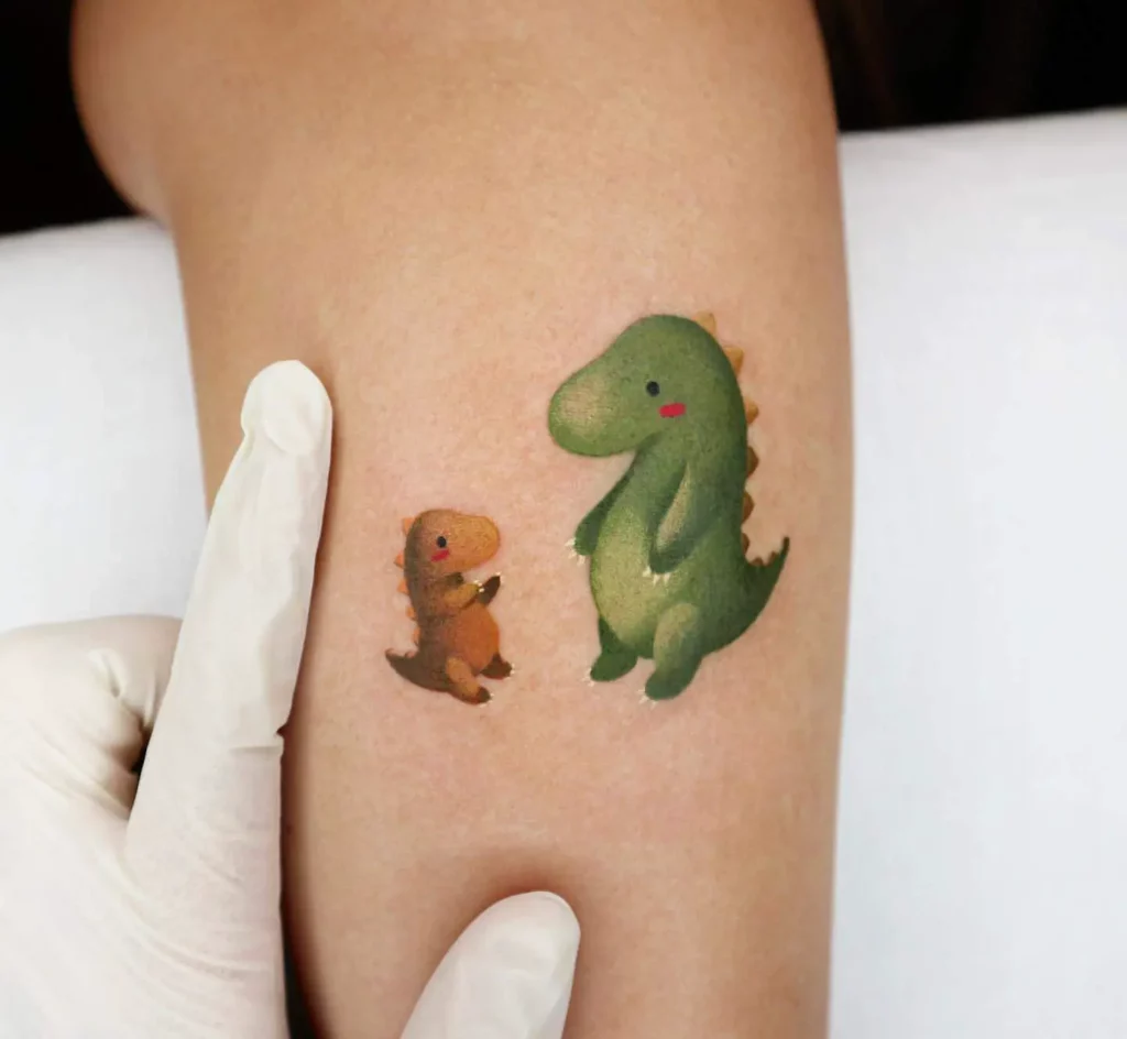 40+ MINIMALIST DINOSAUR TATTOO IDEAS THAT WILL BLOW YOUR MIND