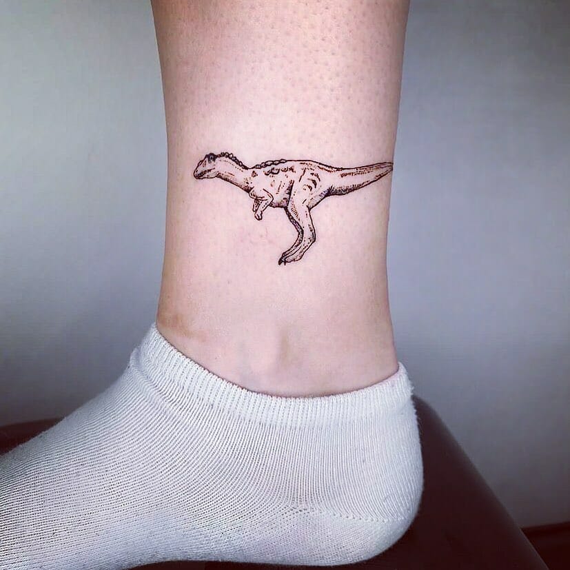 40+ MINIMALIST DINOSAUR TATTOO IDEAS THAT WILL BLOW YOUR MIND