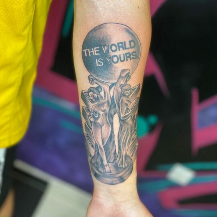 40+ SCARFACE THE WORLD IS YOURS TATTOO IDEAS THAT WILL BLOW YOUR MIND ...