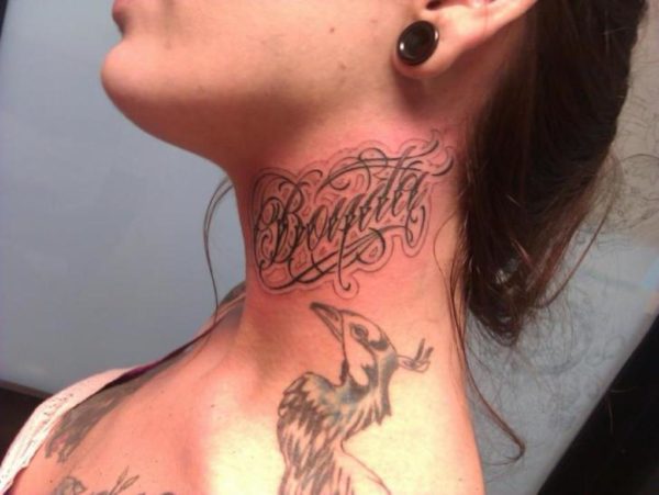 50+ NAME TATTOO ON NECK IDEAS THAT WILL BLOW YOUR MIND