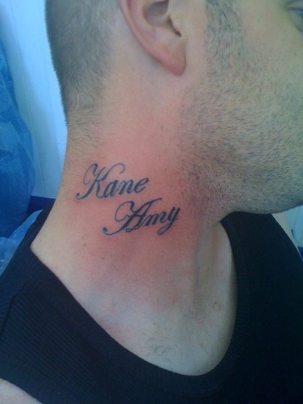 50+ NAME TATTOO ON NECK IDEAS THAT WILL BLOW YOUR MIND