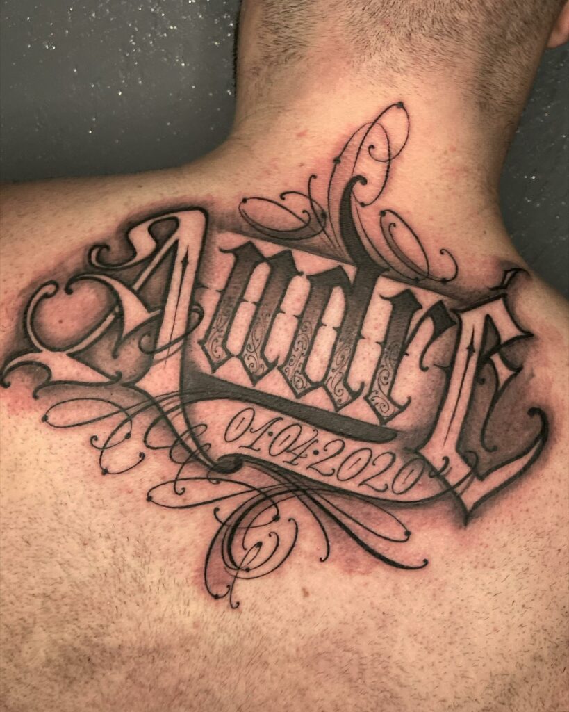 50+ NAME TATTOO ON NECK IDEAS THAT WILL BLOW YOUR MIND