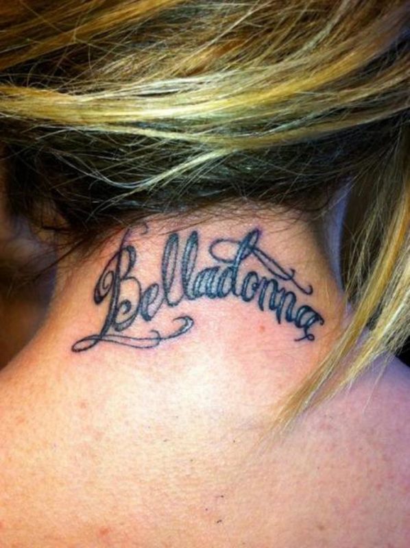 50+ NAME TATTOO ON NECK IDEAS THAT WILL BLOW YOUR MIND