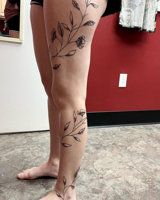 70+ VINE FLOWER TATTOO IDEAS THAT WILL BLOW YOUR MIND 