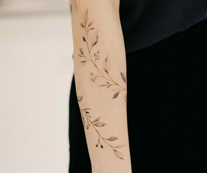 70+VINE FLOWER TATTOO IDEAS THAT WILL BLOW YOUR MIND