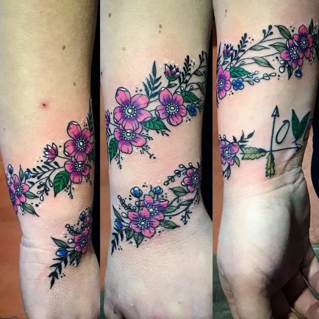 70+VINE FLOWER TATTOO IDEAS THAT WILL BLOW YOUR MIND