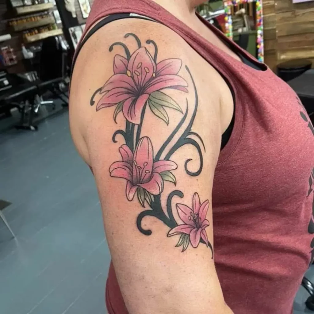 70+VINE FLOWER TATTOO IDEAS THAT WILL BLOW YOUR MIND