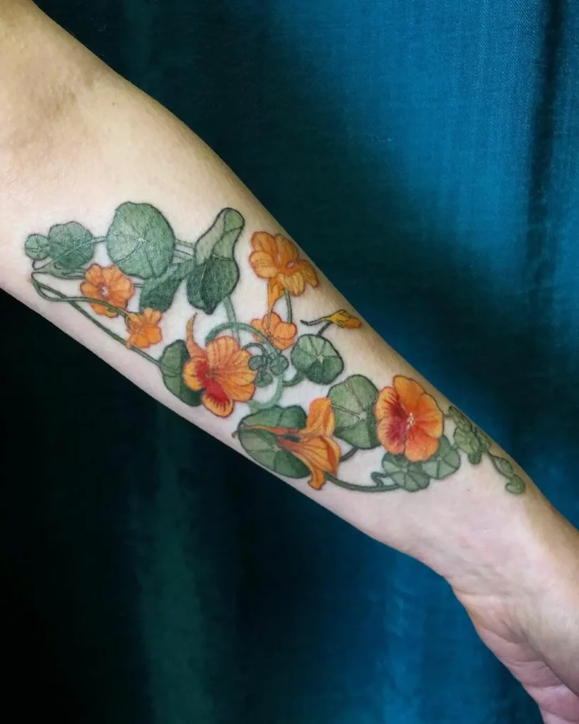 70+VINE FLOWER TATTOO IDEAS THAT WILL BLOW YOUR MIND
