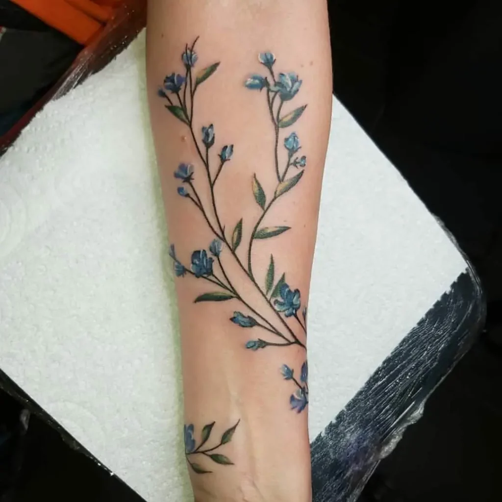 70+VINE FLOWER TATTOO IDEAS THAT WILL BLOW YOUR MIND