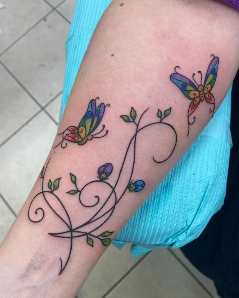70+VINE FLOWER TATTOO IDEAS THAT WILL BLOW YOUR MIND