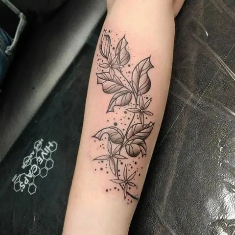 70+VINE FLOWER TATTOO IDEAS THAT WILL BLOW YOUR MIND