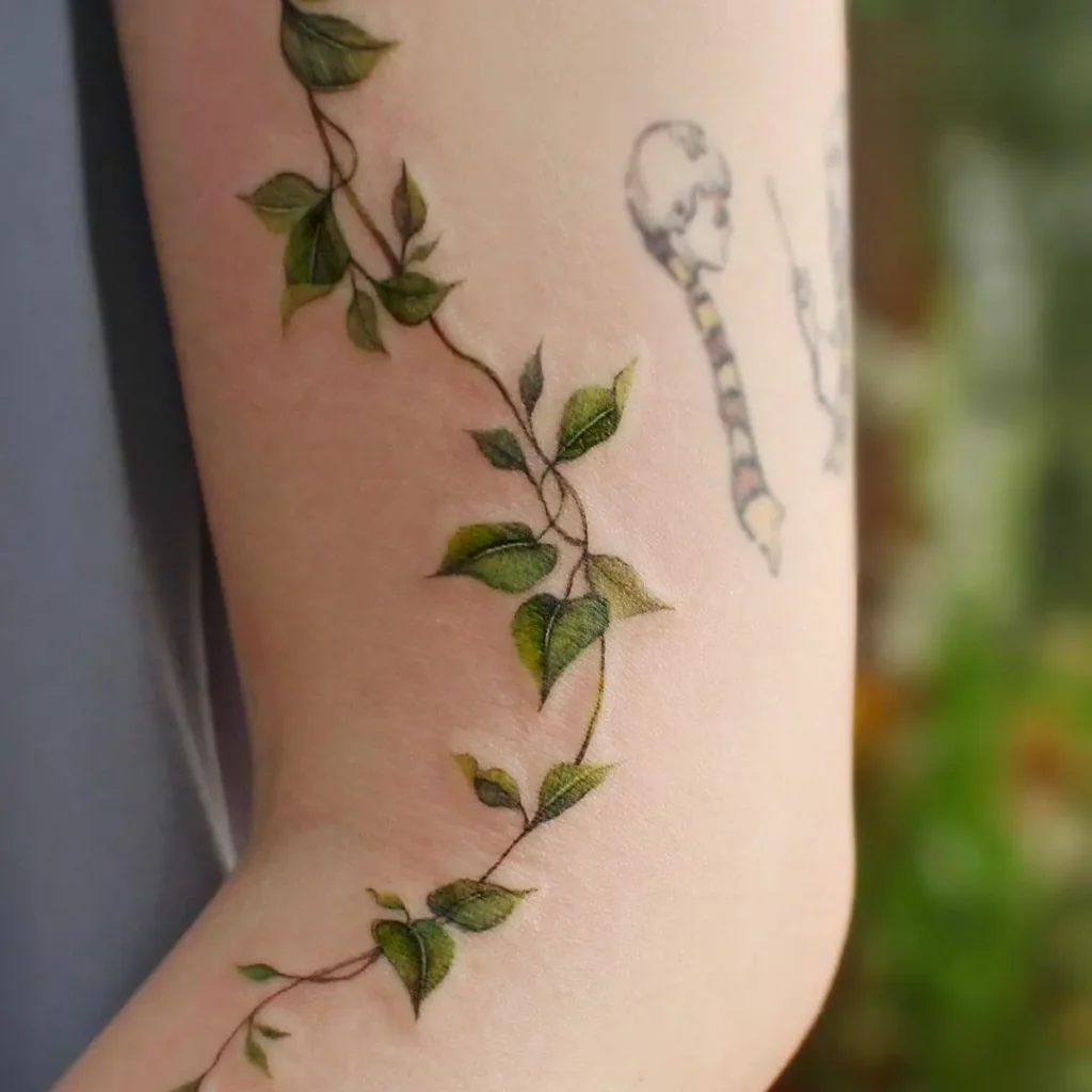 70+VINE FLOWER TATTOO IDEAS THAT WILL BLOW YOUR MIND