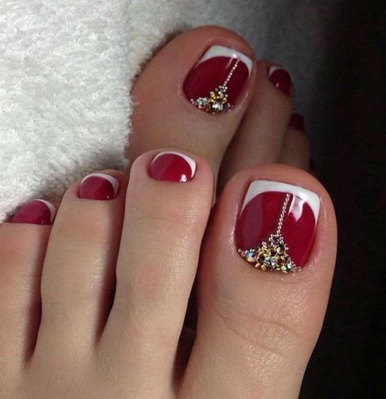50+ Best French Toe Nail Designs 