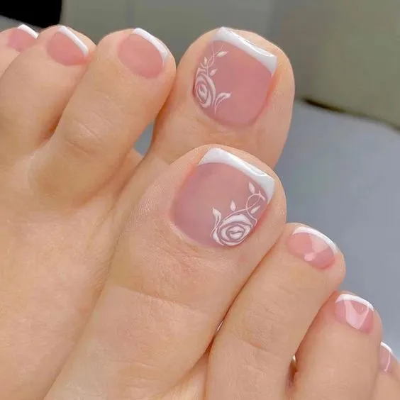 50+ Best French Toe Nail Designs 
