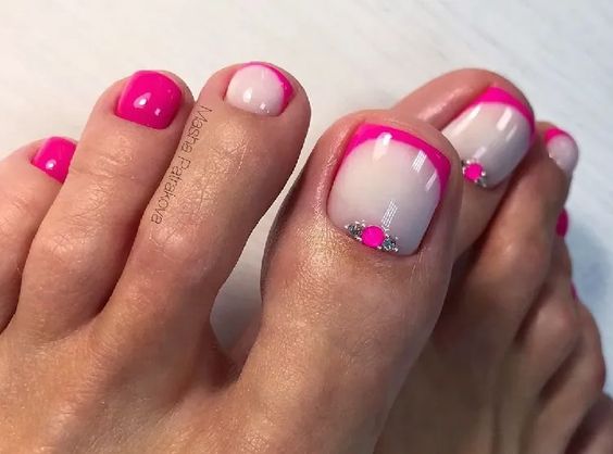 50+ Best French Toe Nail Designs