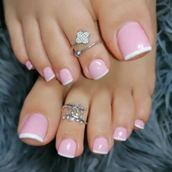 50+ Best French Toe Nail Designs 
