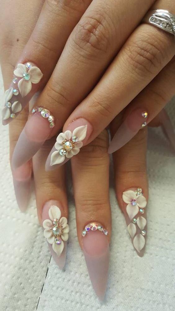 50+ ELEGANT 3D NAILS DESIGNS TO INSPIRE YOUR NEXT MANICURE