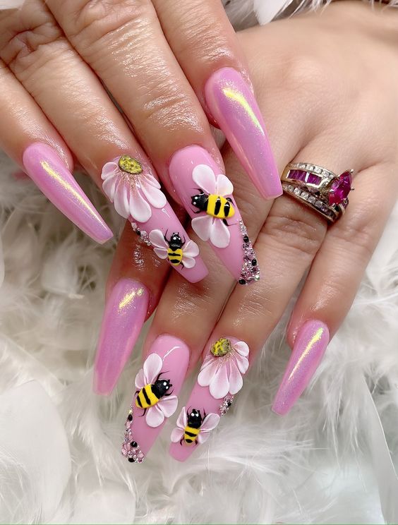 50+ ELEGANT 3D NAILS DESIGNS TO INSPIRE YOUR NEXT MANICURE