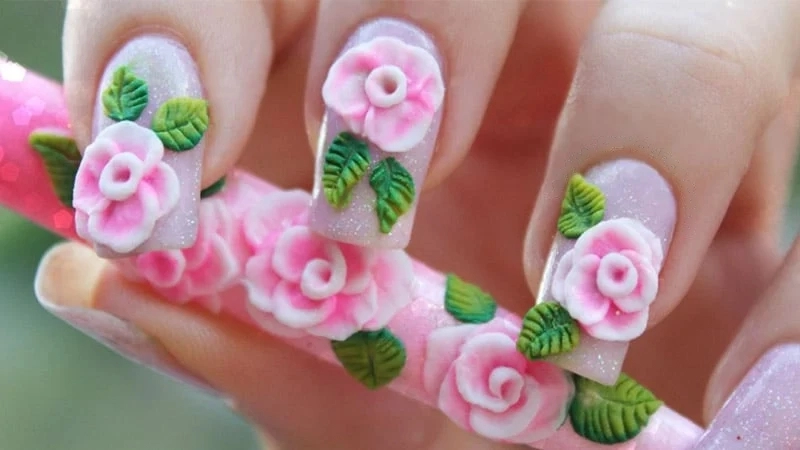 50+ ELEGANT 3D NAILS DESIGNS TO INSPIRE YOUR NEXT MANICURE