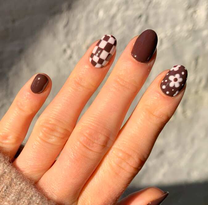 70+ Summer Flower Nails Designs and Simple Nails Designs