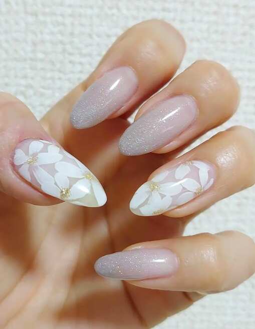 70+ Summer Flower Nails Designs and Simple Nails Designs
