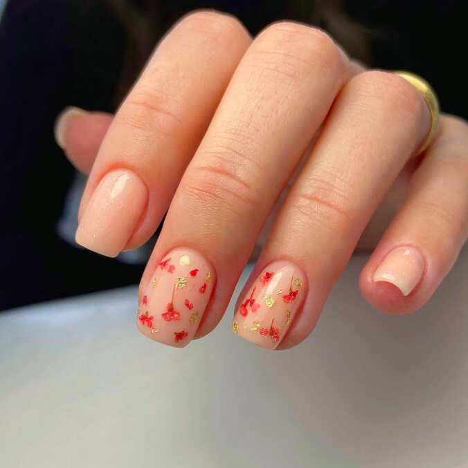 70+ Summer Flower Nails Designs and Simple Nails Designs