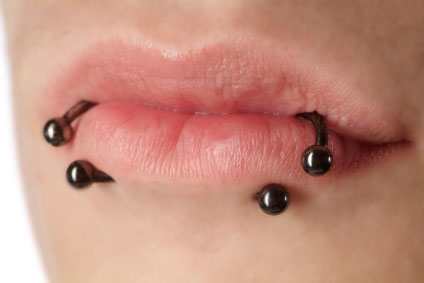 Shark Bite Piercings