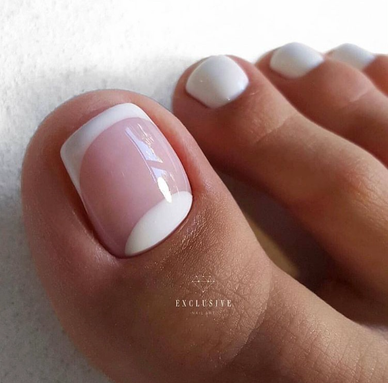 50+ Best French Toe Nail Designs 
