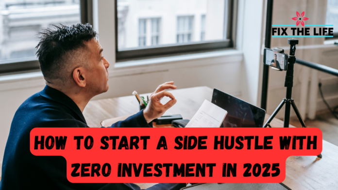 How to Start a Side Hustle With Zero Investment in 2025
