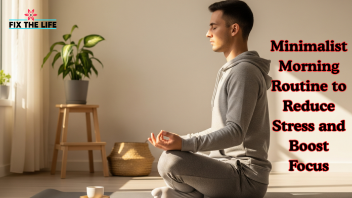 Minimalist Morning Routine to Reduce Stress and Boost Focus