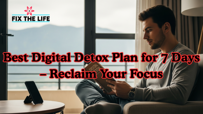 Best Digital Detox Plan for 7 Days – Reclaim Your Focus