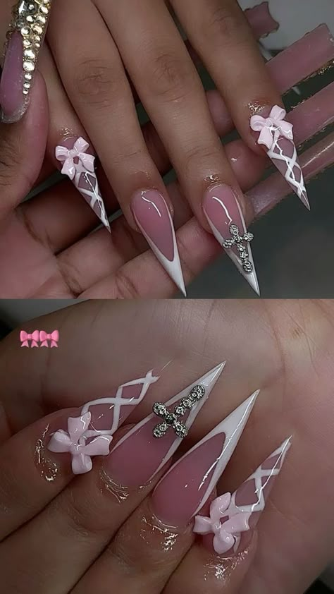 Stiletto Birthday Nails