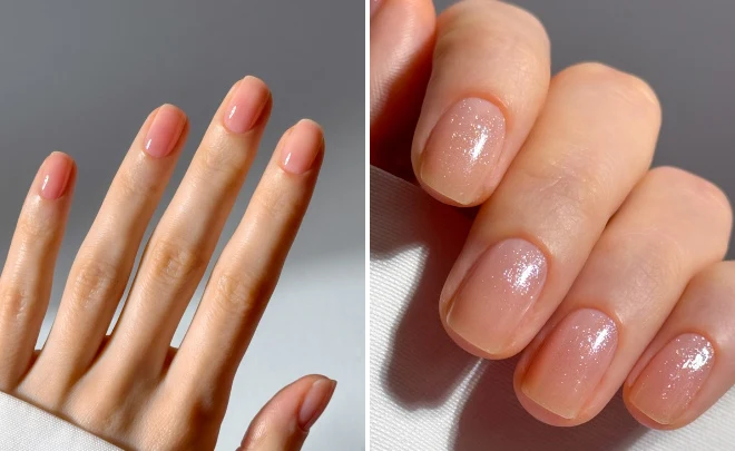 Clean Girl Birthday Nails