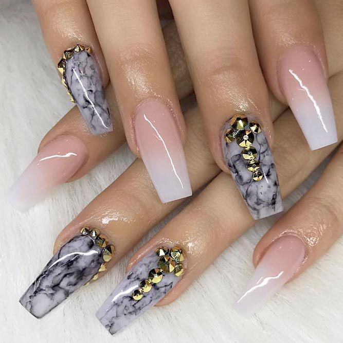 Coffin Birthday Nails
