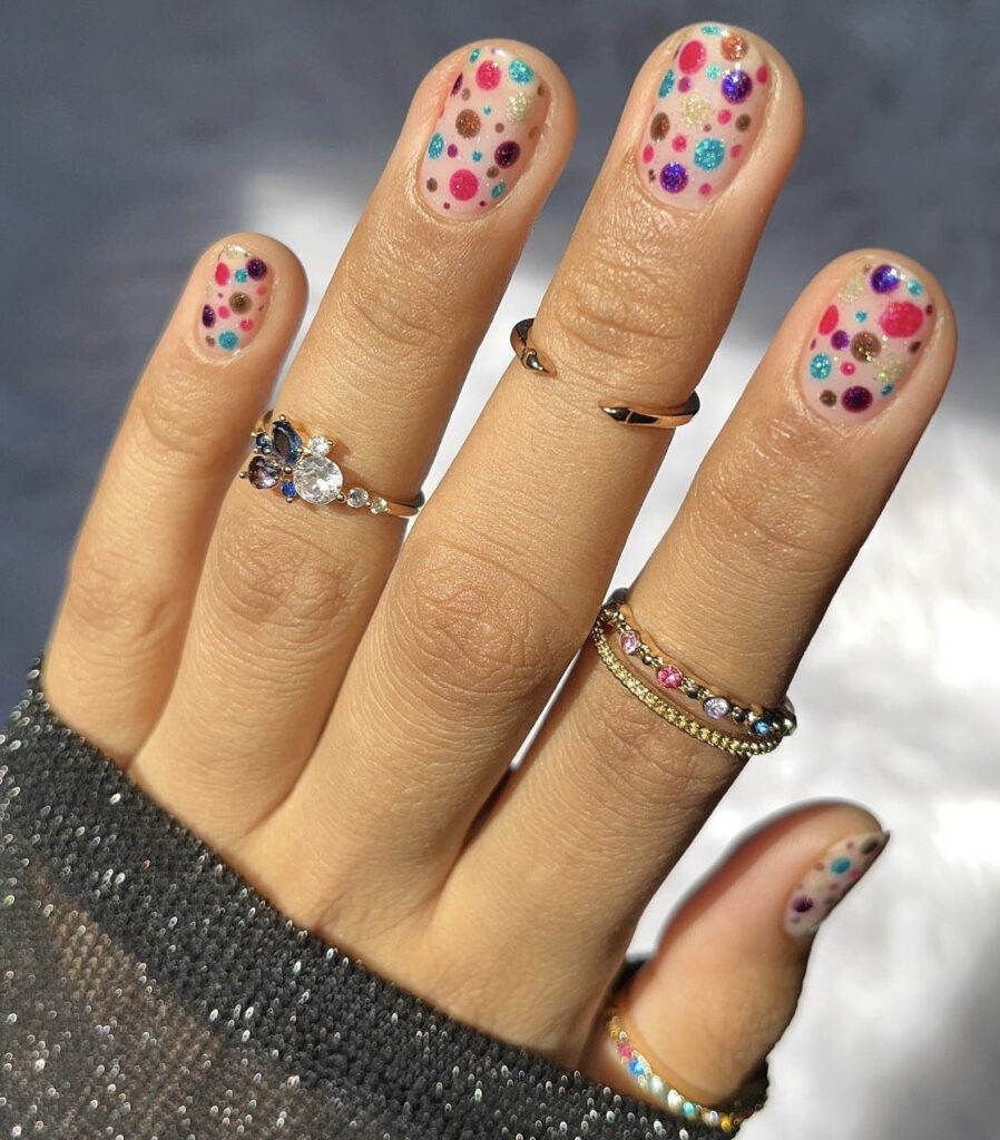Short Birthday Nails