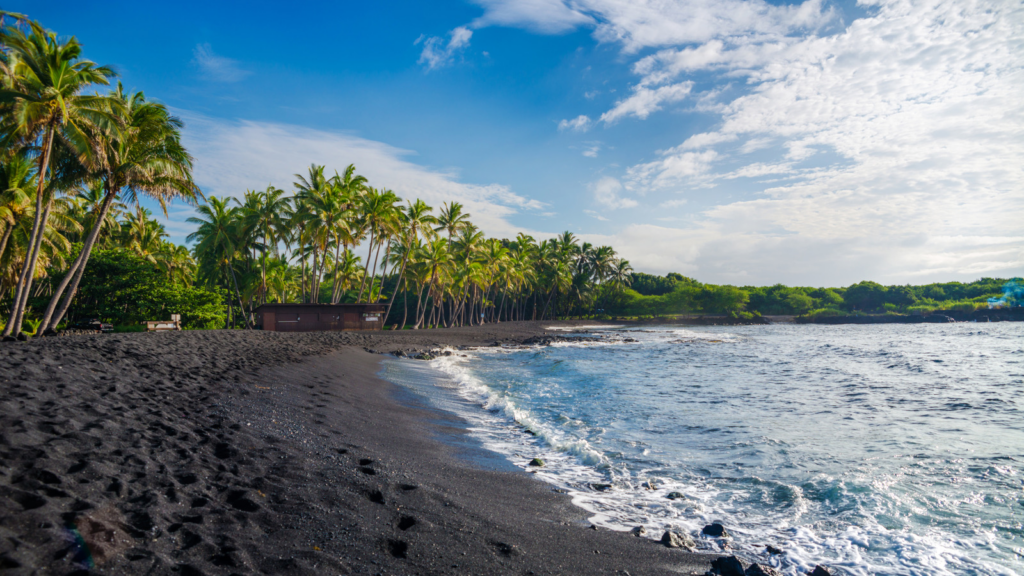 Hawaii's Legendary Black Sand Beaches